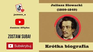 Juliusz Słowacki Krótka biografia Opracowania język polski [upl. by Enymsaj]