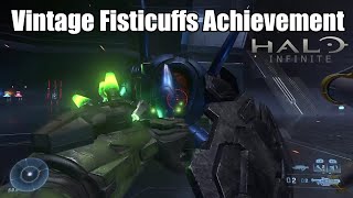 Vintage Fisticuffs Achievement  Halo Infinite [upl. by Nylannej]