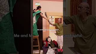 Me and my sibling during saaf safai tmkoc funny comedy relatable shorts viralvideo kids [upl. by Bradan296]