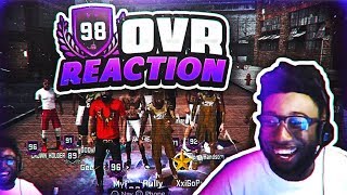 HITTING 98 OVERALL LIVE ON STREAM 2K TOLD HIM HE WAS GOING TO BE ON NBA 2KTV NBA 2K18 [upl. by Cordey89]