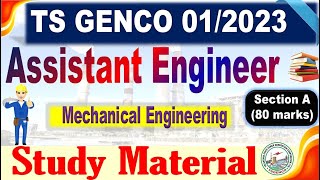 TS GENCO AE Mechanical Section A Study material for all Mechanical aspirants by SRINIVASMech [upl. by Atsev]