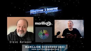 Marillion Steve Rothery InterviewWeekends23 Early Years Montreal Trivia Rod SmallwoodNew Music [upl. by Ycak]