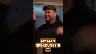 MY MAN SPÖKKUNGEN 😎 spokjaktsverigeshorts3343 [upl. by Hajan]