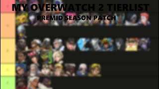 My Overwatch 2 Tier List Gold Player [upl. by Michey565]