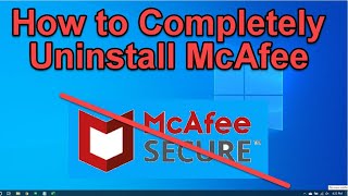 How to uninstall McAfee  Windows 10 [upl. by Egarton]