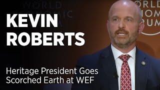 Heritage President Goes Scorched Earth on Globalist Elites at WEF [upl. by Nosna]