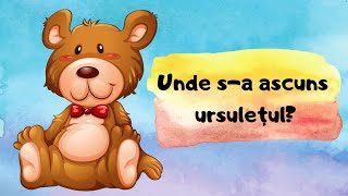 Unde sa ascuns ursulețul🧸 poziții spațiale activitate matematica preșcolari [upl. by Merkley904]