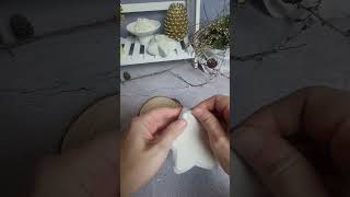 Making cute gypsum star candle holders idomidirbtuve gypsumdecor handmade homedecor [upl. by Viridis]