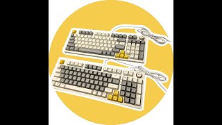 T50 TWolf Multicolor Mechanical Backlit Keyboards with media knob [upl. by Imrots382]