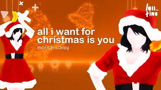 Just Dance 2025 All I Want For Christmas by Mariah Carey  Fanmade [upl. by Janik145]