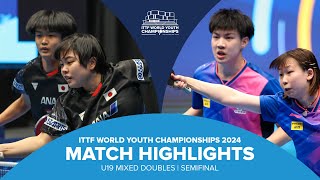 SakaiTakamori vs HuangZong  U19 XDSF  ITTF World Youth Championships 2024 [upl. by Atilal]