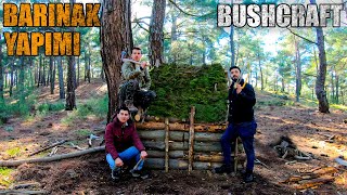 BUSHCRAFT BARINAK YAPIMI  Ormanda Yaşam 5Bölüm  Bushcraft Camping [upl. by Aicats]