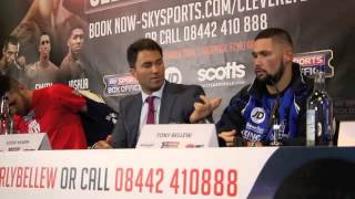 NATHAN CLEVERLY v TONY BELLEW 2  FINAL PRESS CONFERENCE  REPEAT OR REVENGE [upl. by Tezil]