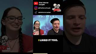 Twisters Review now uploaded to ThatHorrorCouple twisters youtubeshorts thathorrorcouple [upl. by Ruella]