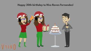 Happy 20th birthday to Nice Raven Fernandez [upl. by Galer938]