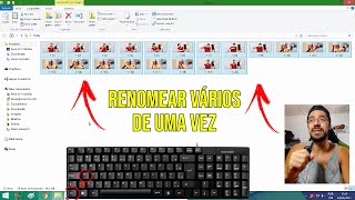 COMO RENOMEAR FÁCIL VÁRIOS ARQUIVOS DE UMA SÓ VEZ  FOTOS VÍDEOS MÚSICAS  NO COMPUTADOR OU NOTE [upl. by Toblat]