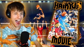 Haikyuu Movie Battle of the Garbage Dump TRAILER REACTION [upl. by Westney987]