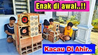 Awal nya enak‼️Ending nya malah MLEMPEM 😂 batlle audio miniatur sound system [upl. by Nolak340]