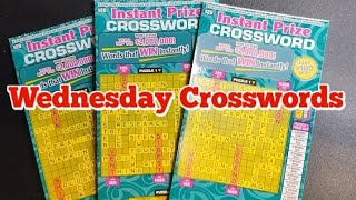 Instant Prize Crossword Scratchers for this Wednesday Crosswords calottery calotteryscratchers [upl. by Eehtomit260]