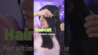 Haircut Tutorial💇‍♀️ Doing This For Years Now😅Product Used glow guard hair serum mcosmeticsline [upl. by Gignac940]