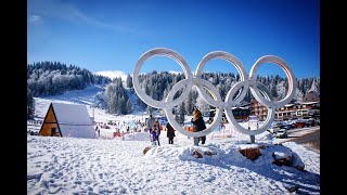 Jahorina  plava staza broj 1  Od vrha Jahorine do polazne stanice gondole Poljice [upl. by Cohbath146]