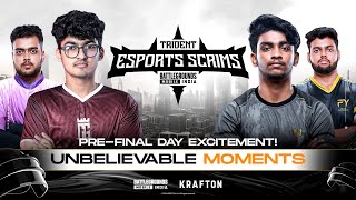 Trident Esports Scrims Pro  Day 5  PreFinal Day Excitement  Unbelievable Moments [upl. by Marilou]