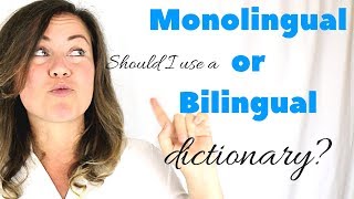 Think in English Tips  Monolingual vs Bilingual English Dictionary  Go Natural English [upl. by Chas]