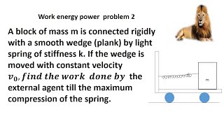 Work energy and power problem 2 [upl. by Buff483]