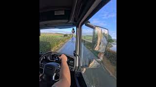 Driving through Flood near Welshpool [upl. by Odanref]