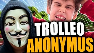 EL TROLLEO DE ANONYMUS  TROLLEOS EN MINECRAFT 58 [upl. by Zolnay]