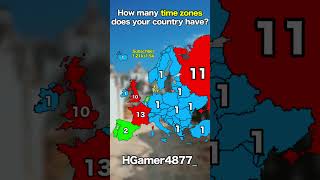 How many time zones does your country have 🕰️ ⏰ shorts mapping hgamer [upl. by Barnett85]