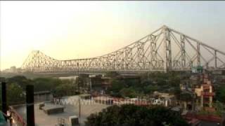 Howrah Bridge Calcutta [upl. by Doownil]