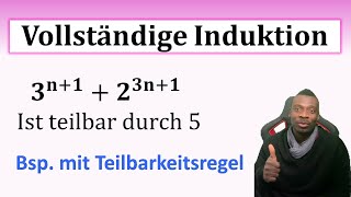 Vollständige Induktion Beispiel 6  Teilbarkeitsregel [upl. by Ettegirb319]