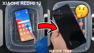 Xiaomi Redmi 12 Water Test 💦💧 Lets See if Redmi 12 is Waterproof Or Not [upl. by Pardoes]