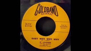 O Lavonne With Bill Parker And His Showboat Band  Baby Why Why Why RampB Goldband Records [upl. by Alesi]