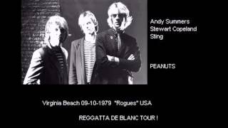 THE POLICE  Peanuts Virginia Beach 09101979 quotRoguesquot USA [upl. by Eiznekcm]