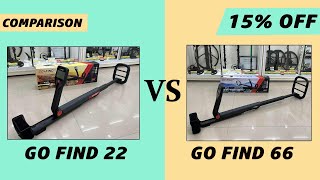 GO FIND 22 VS GO FIND 66  DETECTOR COMPARISON  VOURVON RONIEL [upl. by Saundra]