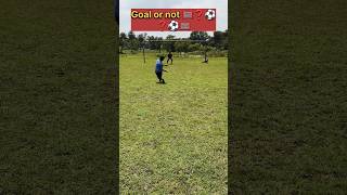 Goal or not ❓🥅⚽222 shorts football ronaldo messi [upl. by Bodi]