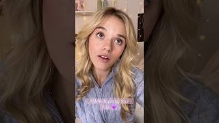 ASMR Brushing Your Hair 💜 asmr asmrsounds asmrvideo [upl. by Zailer]