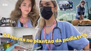 👶Vida de uma Interna na USP8 Plantão 24h na pediatria Clube 4 am Emergências Pediátricas🚑 [upl. by Madlin]