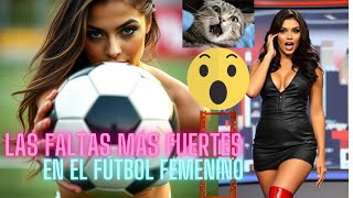 Las Faltas Más Sorprendentes en el fútbol ⚽ femenino [upl. by Nosimaj]