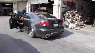 Lexus ISF Hayward amp Scott Exhaust [upl. by Lechar771]