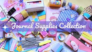 My Journal Supplies collection Homemade amp Readymade [upl. by Enicul]