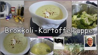 würzige vegetarische Brokkoli Kartoffelsuppe [upl. by Florence]