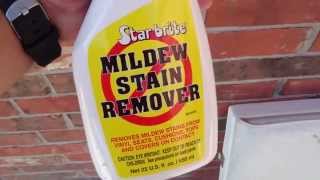 Remove Mildew Stains w Starbrite [upl. by Asik276]