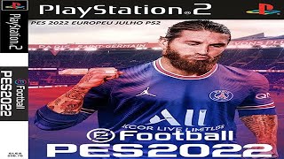 PES 2022 PS2 EFOOTBAL PS2 Download Grátis [upl. by Eidnarb]