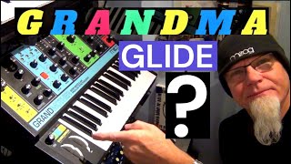 Moog Grandmother glide does yours not glide when played staccato [upl. by Eednus]