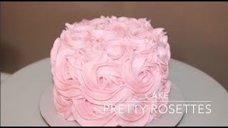 How to decorate a rosette cake [upl. by Sirob]