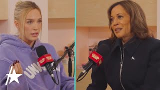 Kamala Harris On ‘Call Her Daddy’ Reacts To Donald Trump Disses Childless Cat Lady amp More [upl. by Shuma]