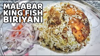 Thalassery Fish Biriyani Recipe  തലശ്ശേരി സ്റ്റൈലിൽ ഉണ്ടാക്കിയ അയക്കൂറ ബിരിയാണി  Easy Dum Biriyani [upl. by Araem516]